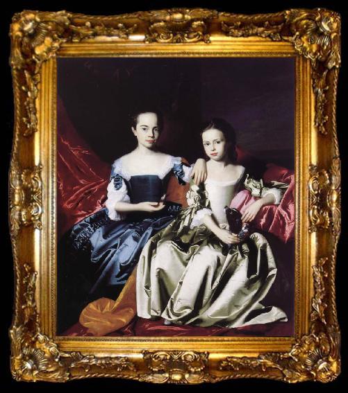 framed  John Singleton Copley Mary and Elizabeth Royall, ta009-2